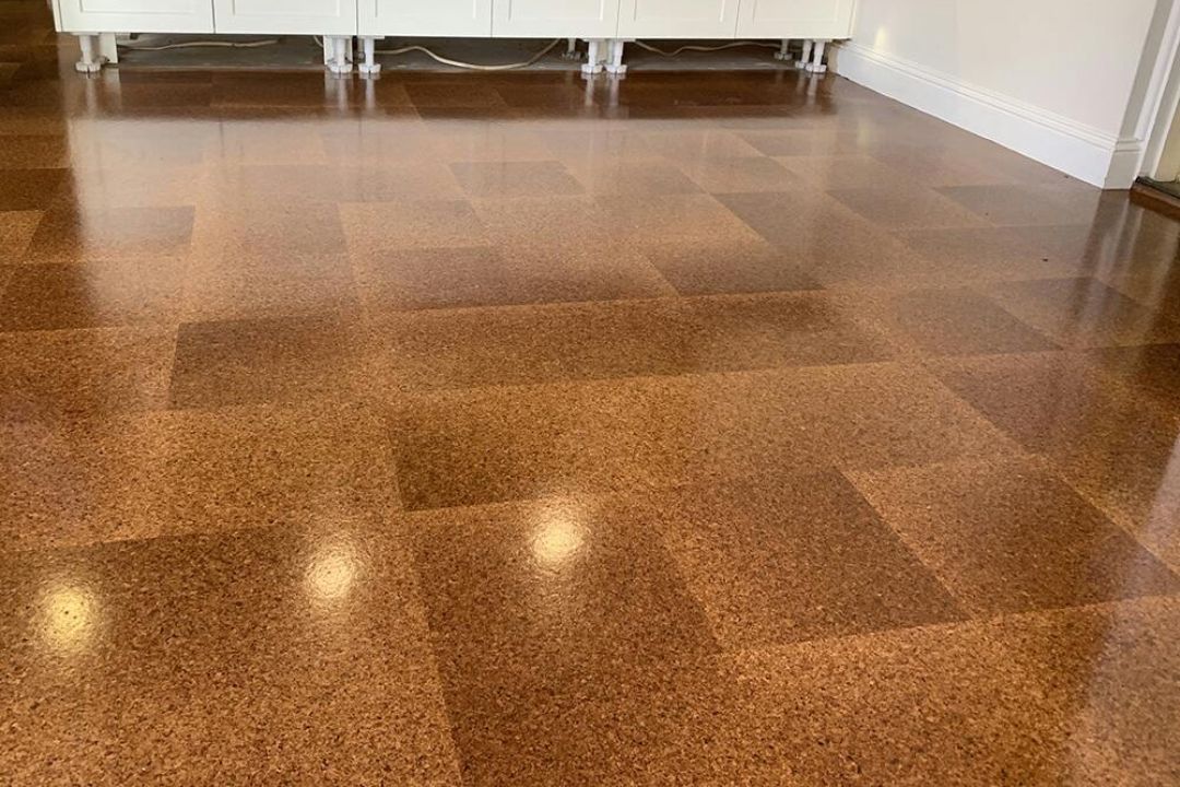 Results from our floor polishing service in Adelaide