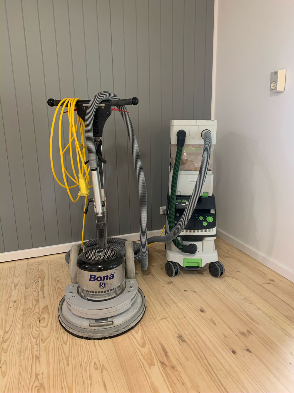Our floor sanding equipment