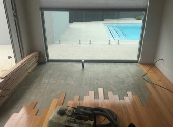 replacing timber flooring in Adelaide clients home